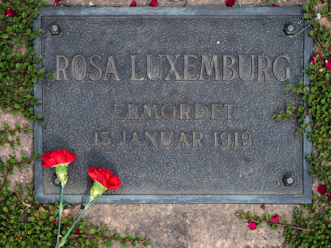 Les plaques de Rosa Luxemburg et Karl Liebknecht dérobées Allemagne 