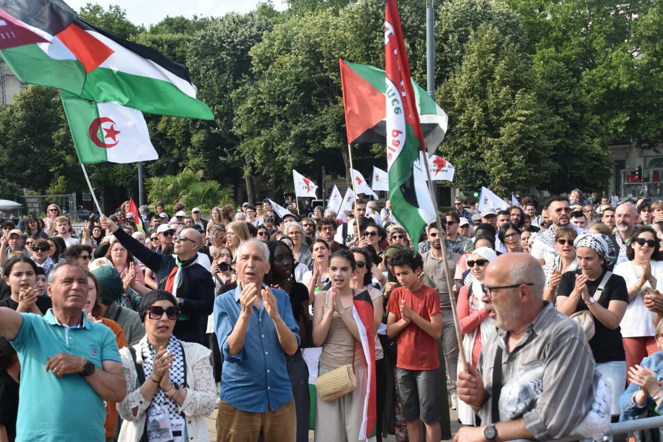 La mobilisation s'accentue contre le génocide en Palestine et contre l'occupation Palestine Israël OLP 