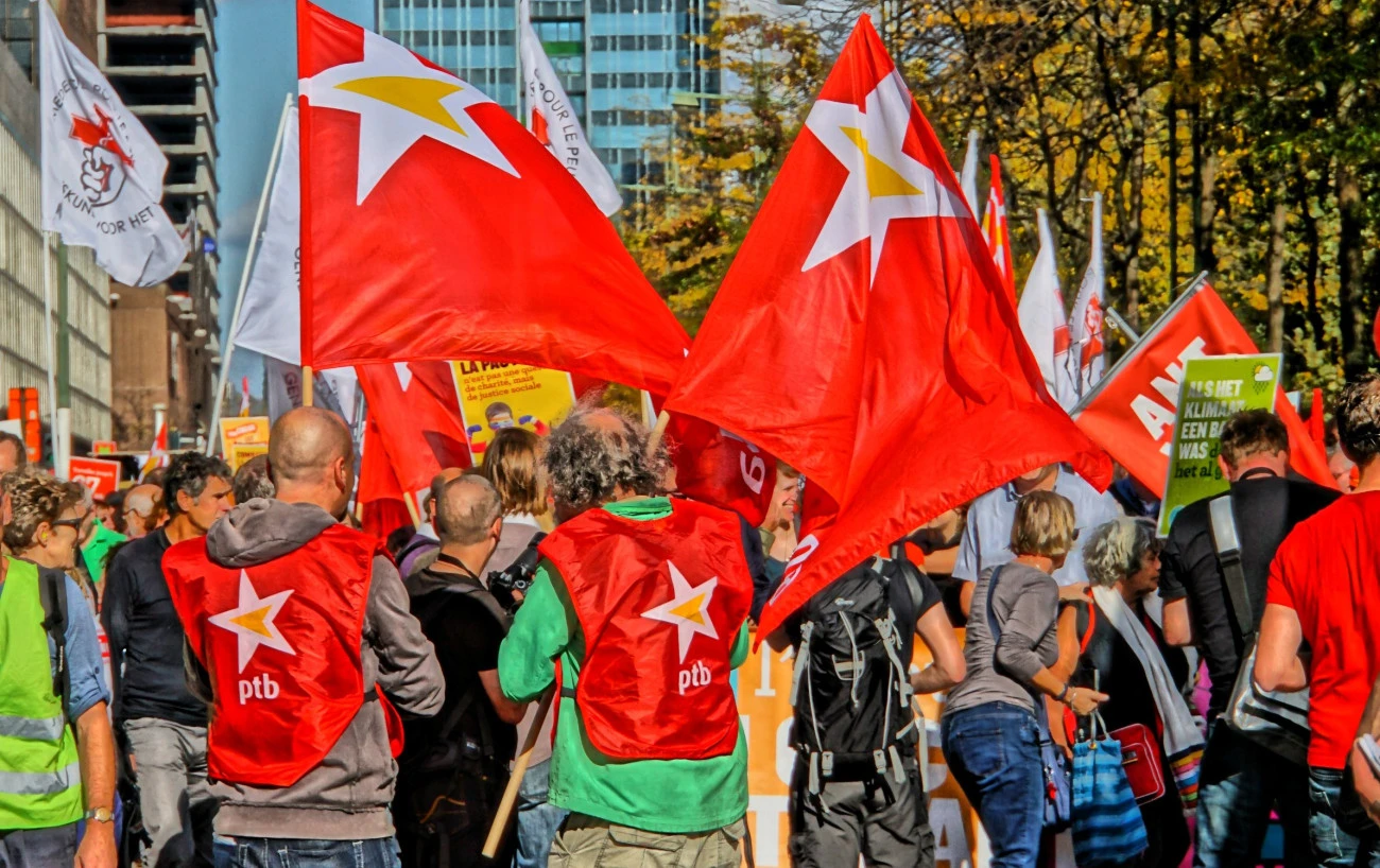 Le PTB organise la résistance contre « l'Accord de Pâques » ! Syndicalisme Belgique PTB 