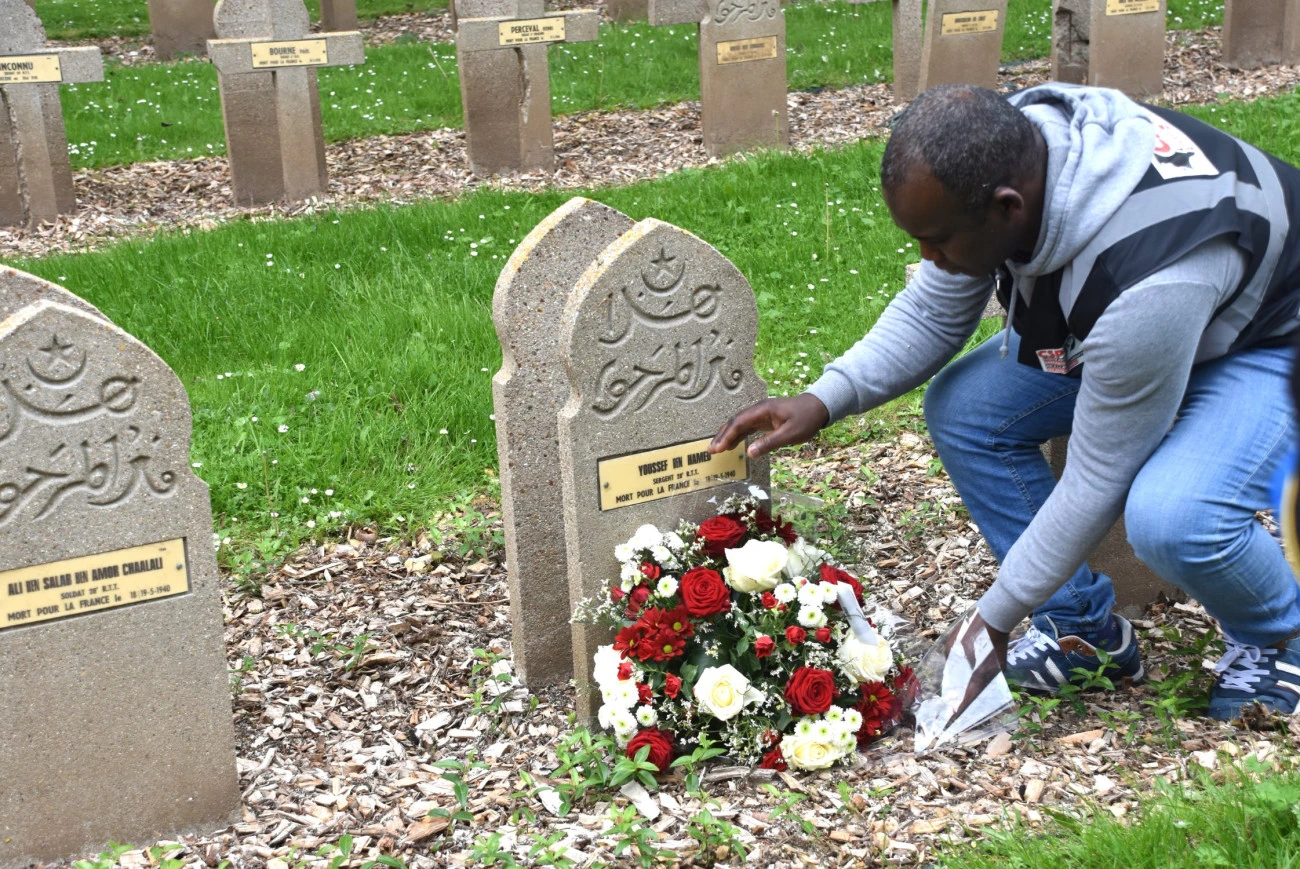 À Haubourdin, les sans-papiers rendent hommage aux tirailleurs africains