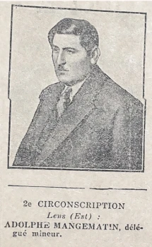 Adolphe Mangematin, un secrétaire de la CGTU devenu maire communiste